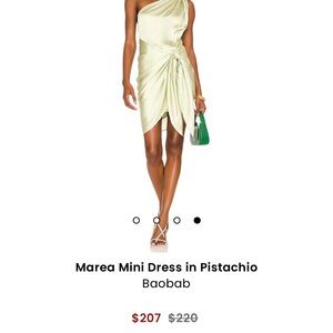 Baobab small Marea Mini Dress in Pistachio
Brand new with tags